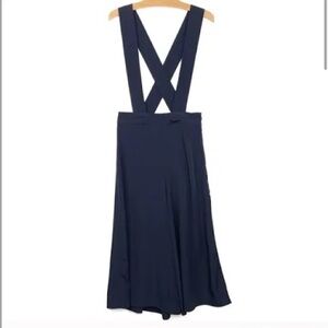 Zara Basic suspended overalls wide leg size S